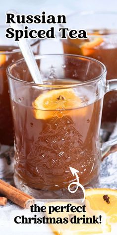 russian spiced tea is the perfect christmas drink