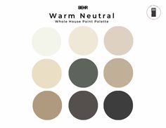 the warm neutral paint palette is available in various shades and sizes, including black, white,