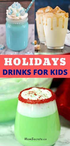 holiday drinks for kids that are easy to make