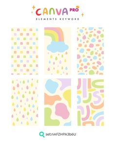 Colorful Abstract Wallpaper Canva Element can Colorful Abstract Wallpaper, Business Fonts, Groovy Font, Pattern Coloring Pages, Canva Element, Sticker Template, Canva Elements