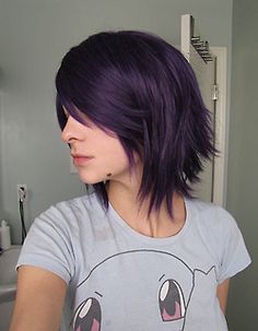 Layered Bob Haircuts, 2015 Hairstyles, Cute Hairstyles For Short Hair, Short Hair Styles Easy, Hair Envy, Love Hair, Short Hairstyles For Women, Purple Hair