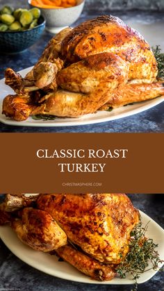 the classic roast turkey recipe is ready to be eaten