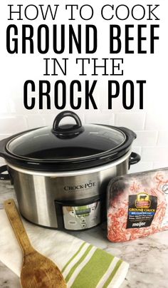 the crock pot has been cooked and is ready to be put in the crock pot