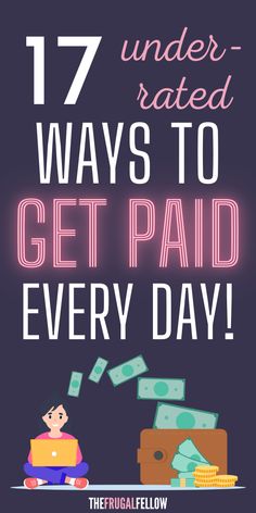 work from home jobs that pay daily Finance Inspiration, Weekend Jobs, Job Inspiration, Get Paid Online, Best Small Business Ideas, Easy Jobs