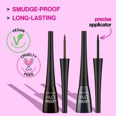 Cue the waterworks! This liner provides lasting definition that won't let you down. It's waterproof, smudge-proof, and super long-lasting. Use the precise applicator brush to create everything from subtle fine lines to bold dramatic looks. Dramatic Look, Gift Coupons, Wet N Wild, Liquid Eyeliner, Eyeliner, Beauty Makeup, Let It Be, Makeup