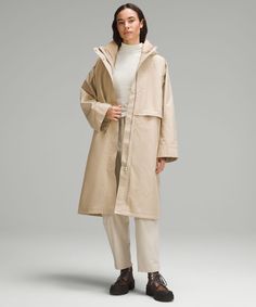 Beige Trench Coat, Outer Jacket, Sports Skirts, Jacket Parka, Loungewear Women, Rain Coat, 3 In 1