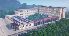 an image of a building that looks like it is in minecraft