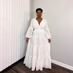 A.L.C Mackenna Dress, Size 8, New With Tags. White Long Sleeve Maxi Dress For Casual Wear, Casual White Long Sleeve Maxi Dress, Ceremony Dress, Church Attire, Ceremony Dresses, Naming Ceremony, Design Dresses, Church Outfits, African Design Dresses