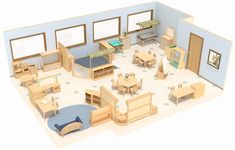 Class Layout, Pre K Classroom Layout Floor Plans, Foundation Stage Classroom, Preschool Layout Floor Plans, Special Education Classroom Floor Plan, Classroom Floor Plan Preschool, Day Care Plan Architecture, Daycare Center Layout, Daycare Floor Plans