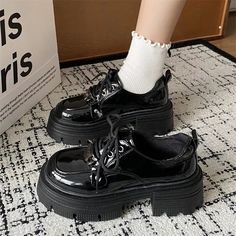 Shipping: Worldwide Express Shipping AvailableDelivery time: 7-15Days Fast ShippingReturns: Fast refund, 100% Money Back Guarantee.SPECIFICATIONSBrand Name: TangDuoYaOrigin: Mainland ChinaUpper Material: PUToe Shape: round toeWith Platforms: YesPlatform Height: 3-5cmHeel Height: Med (3cm-5cm)Heel Type: Round HeelPump Type: MARY JANESStyle: sweetFashion Element: ShallowSeason: Spring/AutumnOutsole Material: RUBBERis_handmade: YesPattern Type: SolidInsole Material: PUOccasion: CasualModel Number: Cute School Shoes Black, Black Shoes For School, Black School Shoes, Lace Up Loafers, Shoes For School, Mary Jane Platform Shoes, Gothic Shoes, Women Platform Shoes, Loafer Shoes Women