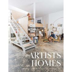 ACC - Artists Homes - Designing Spaces for Living - Hardcover-ACC-treehaus Artists Homes, Art Studio Space, Garage Studio, Artistic Ideas, Art Studio Room, Artist Loft, Art Studio Design, Interior Design Books, Deco Studio