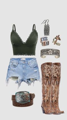 Hot Western Outfits, Stage Coach Outfits, Buckle Bunny Outfits, Wallpaper For Women, Nashville Style Outfits, Bunny Outfits, Coach Outfits, Buckle Bunny