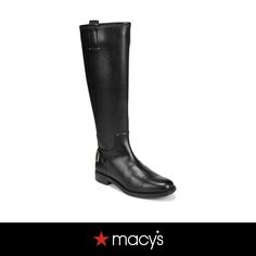 in stock Knee High Riding Boots, Black Riding Boots, Wide Calf, Franco Sarto, Synthetic Fabric, Black Faux Leather, Riding Boots, Knee High, Womens Boots