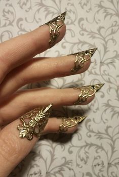 Dragon Claws, Nail Armor, قلادات متدلية, Claw Nails, Dragon Claw, Gold Dragon, Fashion Black, Hand Jewelry, Fantasy Jewelry