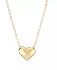 Macy's - Puffed Heart Necklace Set in 14k Yellow Gold Puffed Heart Necklace, Puffed Heart, Gold Heart Necklace, Yellow Gold Setting, Necklaces Jewelry, Gold Set, Gold Heart, Heart Necklace, Necklace Set