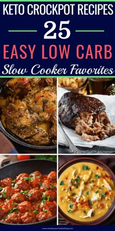 25 easy low carb slow cooker favorites keto crockpot recipes