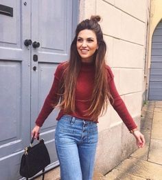 Snapchat Profile, Melissa Barrera, Fall Outfits 2018, Negin Mirsalehi, Down Hairstyles, Pretty Hairstyles, Cute Hairstyles, Her Hair, Beautiful Hair