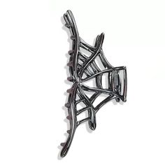 Spider Hair Claw Clip | Hair Accessories – Boogzel Clothing Pngs For Edits, Spider Hair, Spiderweb Design, Pngs For Moodboards, Claw Clip Hair, Y2k Hair, Aesthetic Accessories, 90's Grunge, 90s Hairstyles