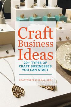 craft business ideas on display in a store