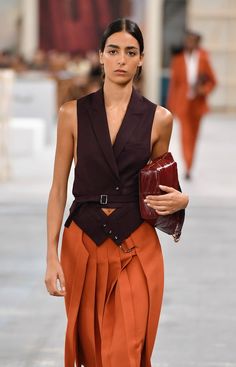 The Milan Fashion Week Spring/Summer 2024 Trends We're Copying, STAT Runway Fashion 2024 Trends, Milan Fashion Week 2024, Summer 2024 Trends, Milan Fashion Week Runway, Green Slip Dress, Tailored Fashion, Ss 2024, Pom Pom Dress, Milan Fashion Week Street Style