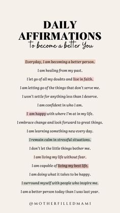 Money Affirmations Daily Affirmations For Self Improvement, Good Daily Affirmations, Why Are Affirmations Important, Daily Affirmations Notebook, Affirmation List Ideas, Self Affirmations Journaling, Journal Affirmations I Am, Journal Positive Affirmations, Daily Affirmations About Confidence