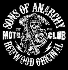 the logo for sons of anarchy motorcycle club