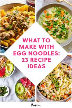 what to make with egg noodles 23 recipe ideas for the whole week ahead