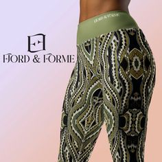 The allure of the wild meets authentic design in Safari Animals Collection by FJORD&FORME!  Our animal print leggings are an ode to those who love to be unique. Its aesthetic snake pattern ensures you make a bold statement wherever you go. The design embodies the essence activewear, beyond being stylish, these yoga leggings offers flexibility and promise a fit like no other. They're the perfect blend of style and comfort to be your favourite yoga pants. *        Elastic High Waistband for Flatte Printed Yoga Pants, Animal Print Leggings, Snake Patterns, Printed Leggings, Yoga Leggings, Workout Leggings, High Waisted Leggings, Yoga Pants, Outfits With Leggings