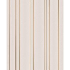 a white and beige striped wallpaper with vertical stripes