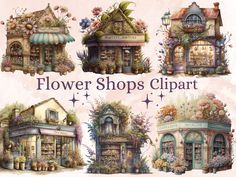 the flower shops clipart is available for all kinds of people to use in their designs