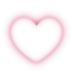 a heart shaped object is shown in the middle of a white background with pink lights