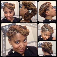 Fish braid pin-up Hairstyles For Dreadlocks, Pin Up Hairstyles, Fish Braid, Pin Hairstyles, Foam Rollers Hair, Dreads Styles, Pin Up Hair