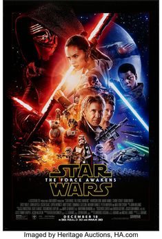 the poster for star wars, which features characters from all over the world and in different stages