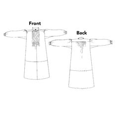 Misses 6-20; Men's 32-48. A traditional tucked linen shirt was worn by peasants, farmers, and shepherds in the Pannonian Basin, the northern farming district of former Yugoslavia. Originally made from homespun linen, but elegant in cotton, silk, and sheers. This sewing pattern for the thigh-length shirt features simple straight panels of fabric, which are then tucked in front and pleated into shoulder yoke in front and back. The sleeves have underarm gussets and are pleated into cuffs. The notch