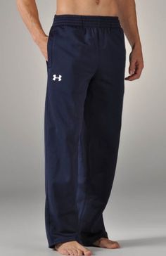 Men’s Armour® Fleece Open Bottom Team Pants « Pants Adds Every Size Under Armour Outfits, Logo Placement, Workout Attire, Mens Workout Clothes, Sharp Dressed Man, Team Sports, Athletic Apparel, Athletic Outfits, Sweat Pants