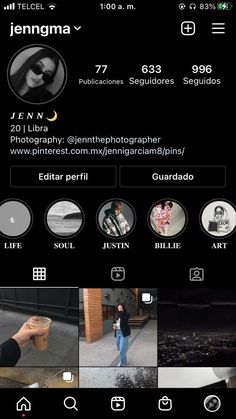 the instagram page on an iphone shows people's photos and their names in different languages