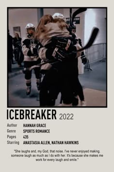 an advertisement for the icebreakerr hockey team