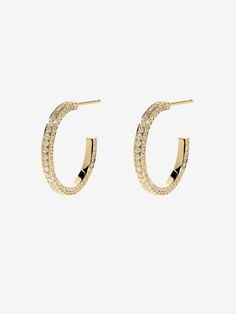 18K Yellow Gold, 1.54TCW White Pave Diamonds Sold as a Pair Made and hand-finished in LA, each piece sold helps ocean-related causes Azlee Jewelry, Coin Shop, Modern Deco, Wedding Deco, Chain Earrings, Chain Ring, Wedding Men, Summer Essentials, Diamond Studs