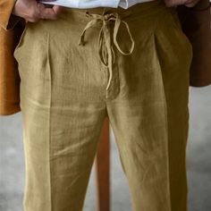 Season:Summer; Fabric:Linen Cotton Blend; Gender:Men's; Style:Fashion,Streetwear; Elasticity:Inelastic; Occasion:Casual,Beach,Daily,Holiday; Fit Type:Regular Fit; Function:Breathable,Soft; Waistline:Mid Waist; Pattern:Plain; Pants Type:Trousers,Summer Pants,Linen Pants,Beach Pants; Fly Type:Drawstring; Front page:FF; Listing Date:02/07/2023; Production mode:External procurement; Hips:; Length:; Waist:; Fit US Size:null; Fit UK Size:null; Fit EU Size:null; Print Type:3D Print Straight Leg Solid Color Beach Bottoms, Straight Leg Beach Bottoms In Solid Color, Vacation Straight Leg Bottoms In Solid Color, Beach Straight Leg Bottoms Solid Color, Summer Straight Pants In Solid Color, Relaxed Fit Solid Color Beach Pants, Non-stretch Beach Pants, Casual Straight Harem Pants For Summer, Solid Color Pants For Vacation