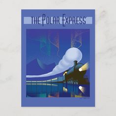 the polar express poster is displayed on a wall