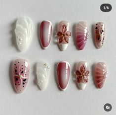 Gift Nails, Art Gel Nails, 3d Flower Nails, Custom Press On Nails, Nail Sets, Nails Wedding, Party Nails, Minimalist Nails