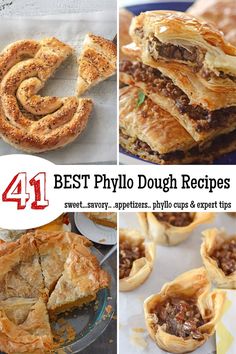 the best phylo dough recipes for dessert, appetizers, and cupcakes