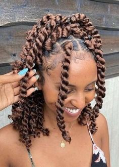 Summer is the time of year to switch things up. With a cute short braid hairstyle, you will look summer-ready and feel a little cooler. #haircut #hairstyles #hair Cabello Afro Natural, Twisted Hair, Hair Done, Girls Hairstyles Braids