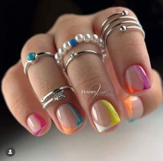 Mani Ideas, Acrylic Nail Shapes, Sassy Nails, Diamond Top, Ombre Acrylic Nails, Exotic Nails