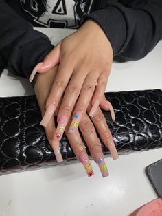 Glamour Nails, Colored Acrylic Nails, Classy Acrylic Nails, Acrylic Nails Coffin Pink