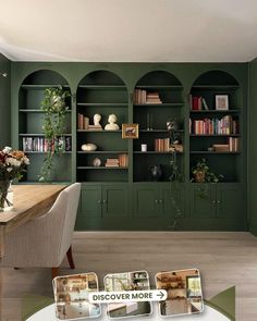 IKEA Billy Bookcase Hack! Ikea Billy Bookcase Hack, Ikea Billy Bookcase, Interior Vintage, Home Library Design, Home Office Design, Front Room, House Inspo, Built Ins