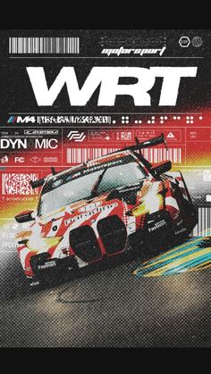 an advertisement for the wrt racing team