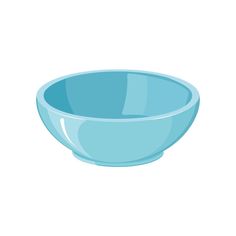 a blue bowl on a white background