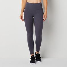 Deemed a Gotta-Have-It item for value you can count on every day! This pair of Xersion EverPerform women's high-rise 7/8 ankle leggings will be an essential part of your activewear rotation. Cut from a lightweight, breathable soft cotton-jersey with quick-dry technology, UV protection, and 4-way stretch, this pull-on style has a comfy elastic-waist and offers medium support. Style it with a tank top or t-shirt for low-impact workouts and day-to-day activities.Features: EssentialsClosure Type: Pu Casual 4-way Stretch Elastane Leggings, 100% Cotton Leggings, Solid Leggings With Comfort Waistband And 4-way Stretch, Solid Color 4-way Stretch Workout Leggings, Sporty Solid Color 4-way Stretch Leggings, Tall Leggings, Ankle Leggings, Low Impact Workout, Elastic Waist