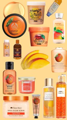 Mango Skin Care Products, Mango Smelling Products, Mango Scent Combo, Mango Perfume Fragrance, Mango Body Care, Mango Products, Summer Inspo Nails, Mango Perfume